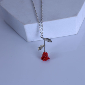 Omen's-alentine ay 3D OSE ecklace uustom harm orewelry - Product Image 4