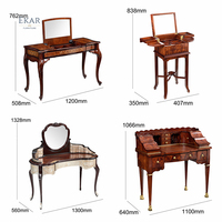Élégante coiffeuse classique: design vintage avec un attrait intemporel