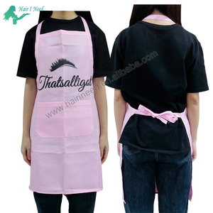 Logotipo personalizado <span class=keywords><strong>Peluquería</strong></span> Maquillaje Corte de pelo Bata con Snap Pink Barber Delantal <span class=keywords><strong>Peluquería</strong></span> Capa - Product Image 5
