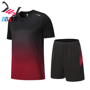 Unisex <b>Women's</b> Fast Dry Knit T-shirt and Short Sports <b>Running</b> Training Sets <b>Women</b>''s Tracksuit Summer Sets - Product Image 6