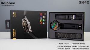 Nuevo Reloj Inteligente SK42 2025 con Pantalla AMOLED de 1.6 Pulgadas, Resistente al Agua IP68, Asistente de IA con ChatGPT para Android, Llamadas, Ultrafino, con Brújula - Product Image 2