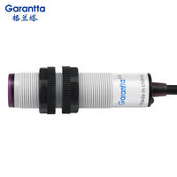 Capteur laser cylindrique Garantta LD18 M 18, portée 100 mm, PNP NPN NO, 4 fils, interrupteur de proximité optique diffuse avec CE RoHS