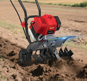 Cultivadora <span class=keywords><strong>Profesional</strong></span> de <span class=keywords><strong>Gasolina</strong></span> de 46cc, Alta Potencia 1400W, 6 Filas, Ancho de Cultivo de 40cm, para Trabajos Agrícolas y de Jardinería - Product Image 5