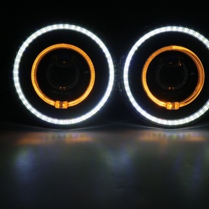 Sanvi 7 Inch Customizable <b>LED</b> <b>Headlight</b> RetroFit Assembly Off-Road Vehicles Hot Sale for Jeep Harley Davidson 12V Bulb New - Product Image 3