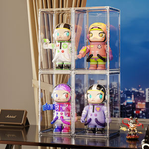 กล่องโชว์ตุ๊กตา DAYOOH คุณภาพสูง ใส โปร่งแสง แบบซ้อนได้ แม่เหล็กยึดติด รูปทรงสี่เหลี่ยมผืนผ้า สำหรับเก็บฟิกเกอร์อนิเมะ - Product Image 3