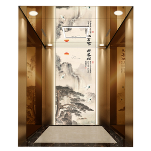 Hiện đại 1000kg Thương mại hành khách thang máy với AC ổ đĩa không hộp số kéo máy cho trung tâm sử dụng - Product Image 6