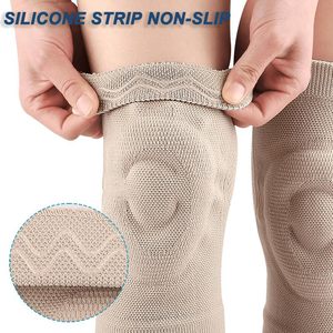 Cómodas <span class=keywords><strong>rodilleras</strong></span> de compresión de silicona unisex elásticas para deporte - Product Image 5