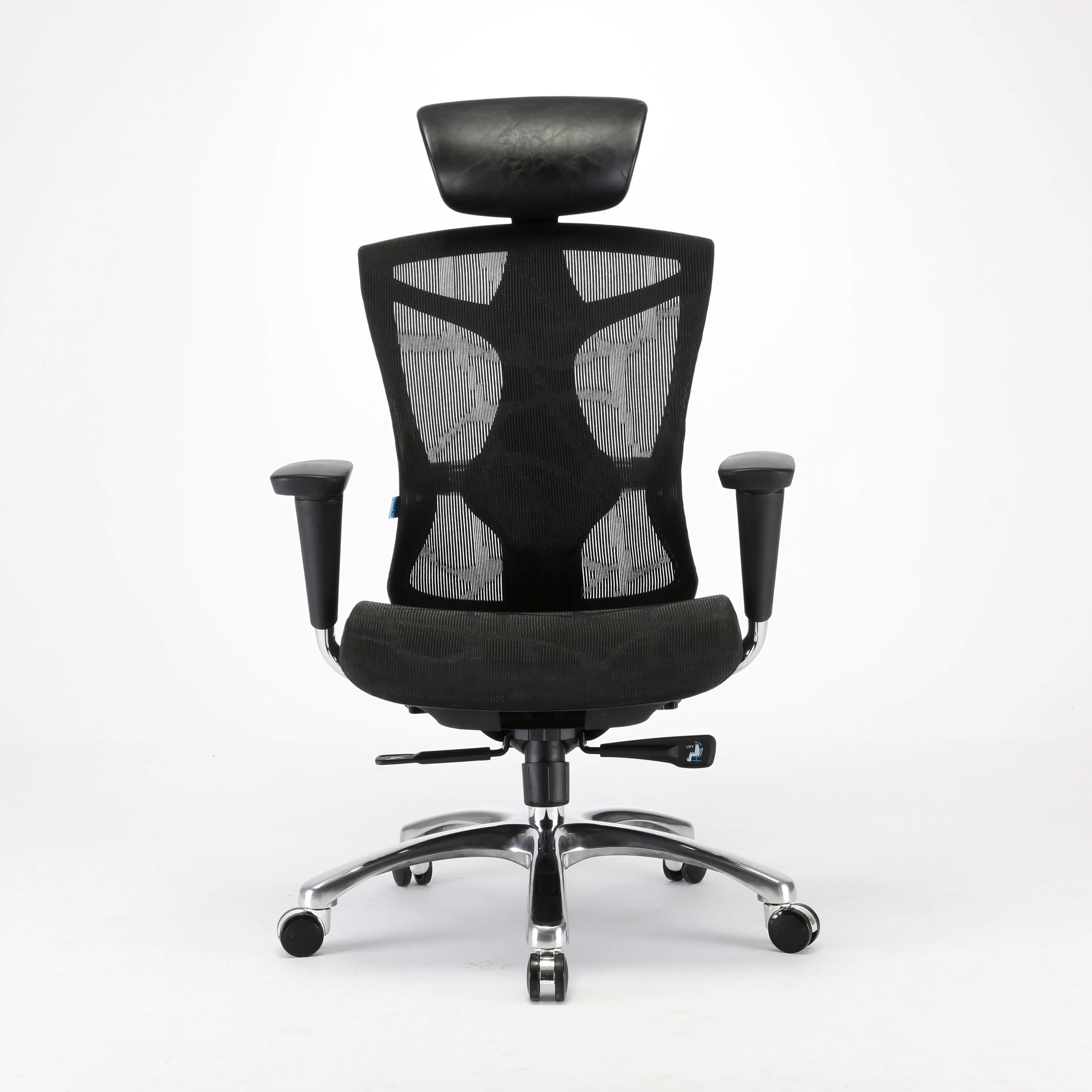 เก้าอี้สำนักงานเก้าอี้ตาข่ายเต็มรูปแบบที่เหมาะกับการทำงานพร้อมใบรับรองการออกแบบขั้นสูงเก้าอี้เจ้านาย