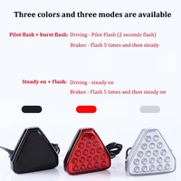 Luces Traseras LED Universales para Automóviles, de Alta Luminosidad, 12V, Triangulares, para Estacionamiento, Múltiples Modelos, Luz de Advertencia, Venta al Por Mayor
