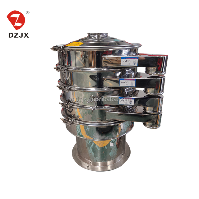 DZJX 600 800mm Stainless Steel 316 304 Material Foam Shredder and Flour Sieving Machine Trade Gy-600 Epdm Powder Sieving Machine