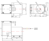 Pompe à air à diaphragme sans balais 18L/min 210Kpa 78Kpa pour laboratoire, applications médicales, automatisation industrielle, OEM