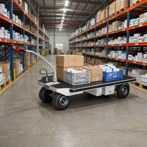 एन. के. 113 बिजली के हाथ खींच ट्राली के साथ लचीला संभाल पावर इलेक्ट्रिक प्लेटफार्म गाड़ी गोदाम हाथ ट्रक - Product Image 6