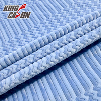 Kingcason Vente en gros de flanelle jacquard double face 100% polyester, douce, épaisse et moelleuse, personnalisable en couleur, pour vêtements, pyjamas, couvertures