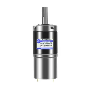 Moteur à engrenages planétaires électrique à courant continu XYT GA36Y-3530 à couple élevé 60KG 6NM 3530 36MM pour maison intelligente 6V 12V 24V Rotation antihoraires - Product Image 1