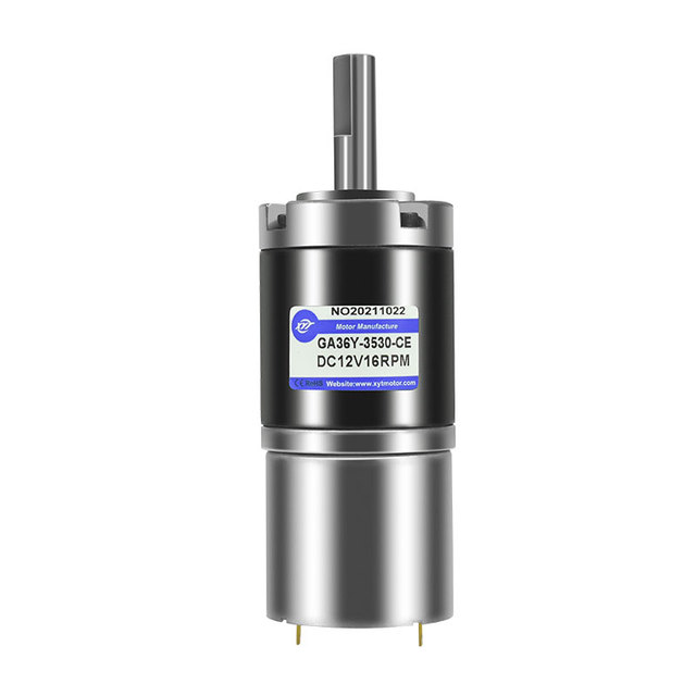 XYT GA36Y-3530 High Torque 60KG 6NM 3530 36MM DC Brush Electric Planetary Gear Motor for Smart Home 6V 12V 24V Reverse CCW