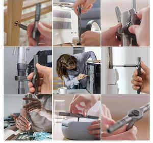 S2 Steel Ratchet Screwdriver Set Hand-Powered Magnetic Repair <strong>Toolkit</strong> with Hard Case OEM Customizable 1-Year Warranty DIY - Product Image 2