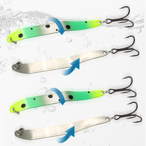 Set di 5 esche <span class=keywords><strong>artificiali</strong></span> con paillettes, esche metalliche bioniche, jig oscillanti, esche vive per lucci e pesci-snakehead - Ingrosso - Product Image 4