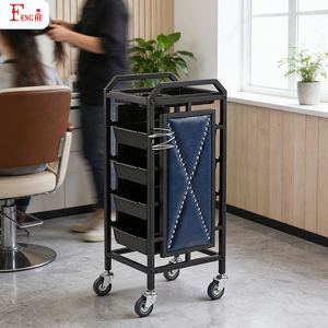 Troli <span class=keywords><strong>Salon</strong></span> Vintage Grosir dengan Roda, Laci Penyimpanan, Peralatan <span class=keywords><strong>Salon</strong></span> Kecantikan untuk Ahli Kecantikan - Product Image 2