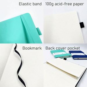 A5 Hardcover Notebook with Elastic Band, Dotted Journal Planner for Office, Business and Student Note Taking - Product Image 4