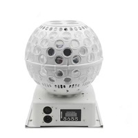 Lanternes LED Magiques Colorées pour Fêtes, KTV et Usage Domestique - Lumière de Scène Rotative à Commande Vocale, Tension Universelle, Indice de Protection IP