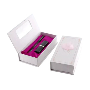 Tùy Chỉnh Cứng Nhắc Từ Đóng Cửa Hộp Dập Nóng Hộp Bao Bì Quà Tặng Hộp Giấy Với Cửa Sổ Chèn - Product Image 4