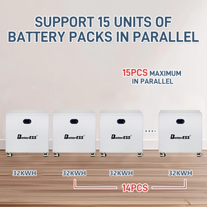 بطارية 4nrgy <span class=keywords><strong>Pl</strong></span>- 51.2 فولت 628 أمبير ساعة 32 كيلوواط ساعة ESS 200 أمبير 300 أمبير BMS+5 أمبير موازن نشط+RS232+RS485+DDP ضمان 10 سنوات - Product Image 3