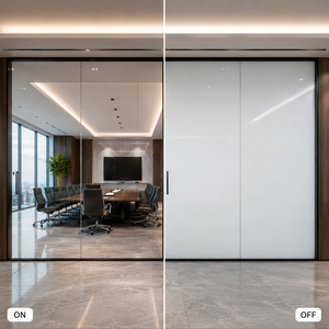 Película Inteligente PDLC Autoadhesiva Moderna <span class=keywords><strong>para</strong></span> Hogar Inteligente, Baño, Puerta Interior, Cubierta de Ventanas - Product Image 1