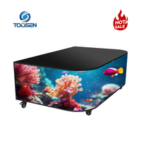 Mesa Portátil para DJ con Pantalla LED de Video Wall, Resolución 8K, Frecuencia de Actualización de 3840Hz, Alto Brillo, Pantalla de Exhibición para Mostrador de Stand de Exposiciones
