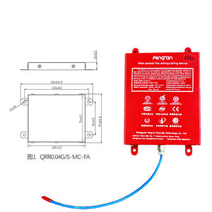 Extintor de Incendios Automático de 100g, Extintor de Aerosol para Baterías de Litio con Certificación CE de Acero Inoxidable - Product Image 1