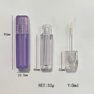หลอดลิปกลอสขนาด5มล. ทรงสี่เหลี่ยมของเหลวคอนซีลเลอร์รองพื้นหลอดโลโก้แบบกำหนดเอง - Product Image 4