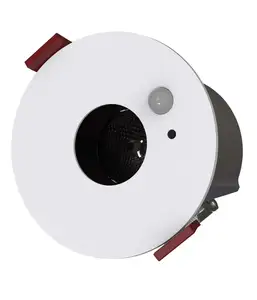 Modern 12W LED Concealed Induction Light Automatic On/Off Control with Human Body Detection for Hotel Downlight Installations