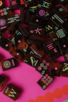 Stock en EE. UU., Mahjong de Lujo Acrílico, Juego de Mahjong Americano con 160 Fichas, Fichas de Mahjong Serie Joy, Fichas de Mahjong Personalizadas de 4 Capas