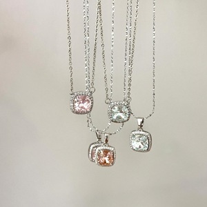 S925 Sterling <b>Silver</b> <b>Diamond</b> Perfume Bottle Pendant <b>Necklace</b> High Fashion Versatile Small Sugar Collar Fashion Pendants Charms - Product Image 5