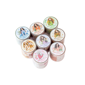 2M/ม้วนเทปCuppedดอกไม้<span class=keywords><strong>สาว</strong></span>ชุดวรรณกรรมสาวคู่มือตกแต่งวัสดุสติกเกอร์ห่วง - Product Image 5