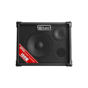 ลำโพงคาราโอเกะ COOLMUSIC 100W แบบพกพา ชาร์จไฟได้ ใช้กลางแจ้ง สำหรับร้องเพลงและกีตาร์โปร่ง - Product Image 2