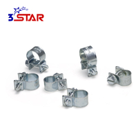 Mini abrazadera de manguera de acero inoxidable resistente y duradera abrazadera de clip de tubo