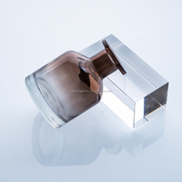 Vente en gros de flacons en verre à large ouverture de 50 ml, 100 ml, 150 ml pour parfum, huile aromatique, diffuseur de parfum