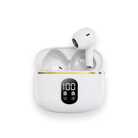 Casque sans fil avec écran LED, casque stéréo pour T02, commande tactile, écouteurs de sport et de jeu