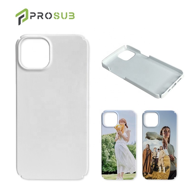 Prosub Wholesale 3D PBT Full Edge Shockproof Flim Sublimation Blank Phone Case for Iphone 15 14 13 12 Pro Max Mobile Cover