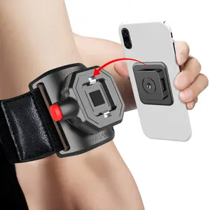 Widely Use multifunction non-slip Quick Release car dashboard phone mount Outdoor Sport Running Armband wrist band phone holder