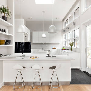 Gabinetes de <span class=keywords><strong>Cocina</strong></span> Más Vendidos, Diseño Australiano, Estilo Hell's Kitchen, con Isla de Cuarzo para Decoración <span class=keywords><strong>del</strong></span> Hogar - Product Image 4