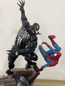 Statue en résine <span class=keywords><strong>Marvel</strong></span> Spider-Man contre <span class=keywords><strong>Venom</strong></span>, figurine de style bande dessinée, décoration d'intérieur, échelle <span class=keywords><strong>1</strong></span>/4, peinte à la main, cadeau pour collectionneur - Product Image 3