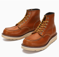 Nouvelles Bottes Originales en Cuir Pleine Fleur 2026 Modèle 875 Célèbre Design Sans Logo en Cuir de Vachette pour Hommes Style Travail à Lacets Vintage Marque