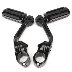 Pedales de Motocicleta Moshark, Cromados, de Aluminio CNC, de 1.25 Pulgadas, para Harley Davidson - Product Image 2