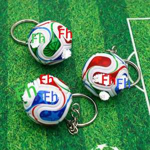 Porte-clés de football avec pendentif drapeau, Coupe d'Europe, Ronaldo, pour les fans, souvenir, petit cadeau, ballon de football avec design de drapeaux nationaux - Product Image 2