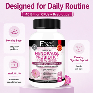 GMP Certified Shecome Probiotics for Women Support Digestion Regularity and Promotes Energy Women's <b>Menopause</b> Probiotics Capsule - Product Image 3