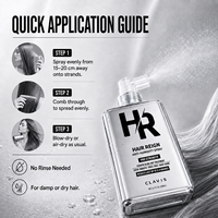 Semprotan Rambut Anti Kelembapan Grosir, Pelindung Rambut Tak Terlihat Dengan Keratin Quinoa OEM ODM Label Pribadi Kustom untuk Salon