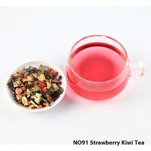 Thé en vrac aux fruits fraises et <span class=keywords><strong>kiwi</strong></span> en gros, matières premières importées, thé en feuilles mélangées en vrac de première main - Product Image 2