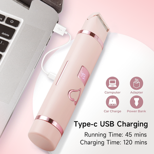 Safe Portable 2-in-1 Electric Double Head Lady Epilator Painless Permanent Electric <strong>Hair</strong> <strong>Remover</strong> for Woman - Product Image 6