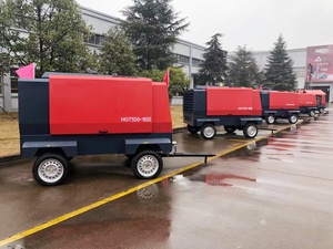 550CFM 16Bar Máy Nén Khí Trục Vít Diesel Di Động Cho Khoan Lỗ Khoan/KHAI THÁC MỎ - Product Image 5